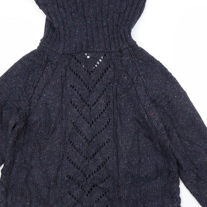 Womens UK Size M Preworn Blue Pullover Jumper
