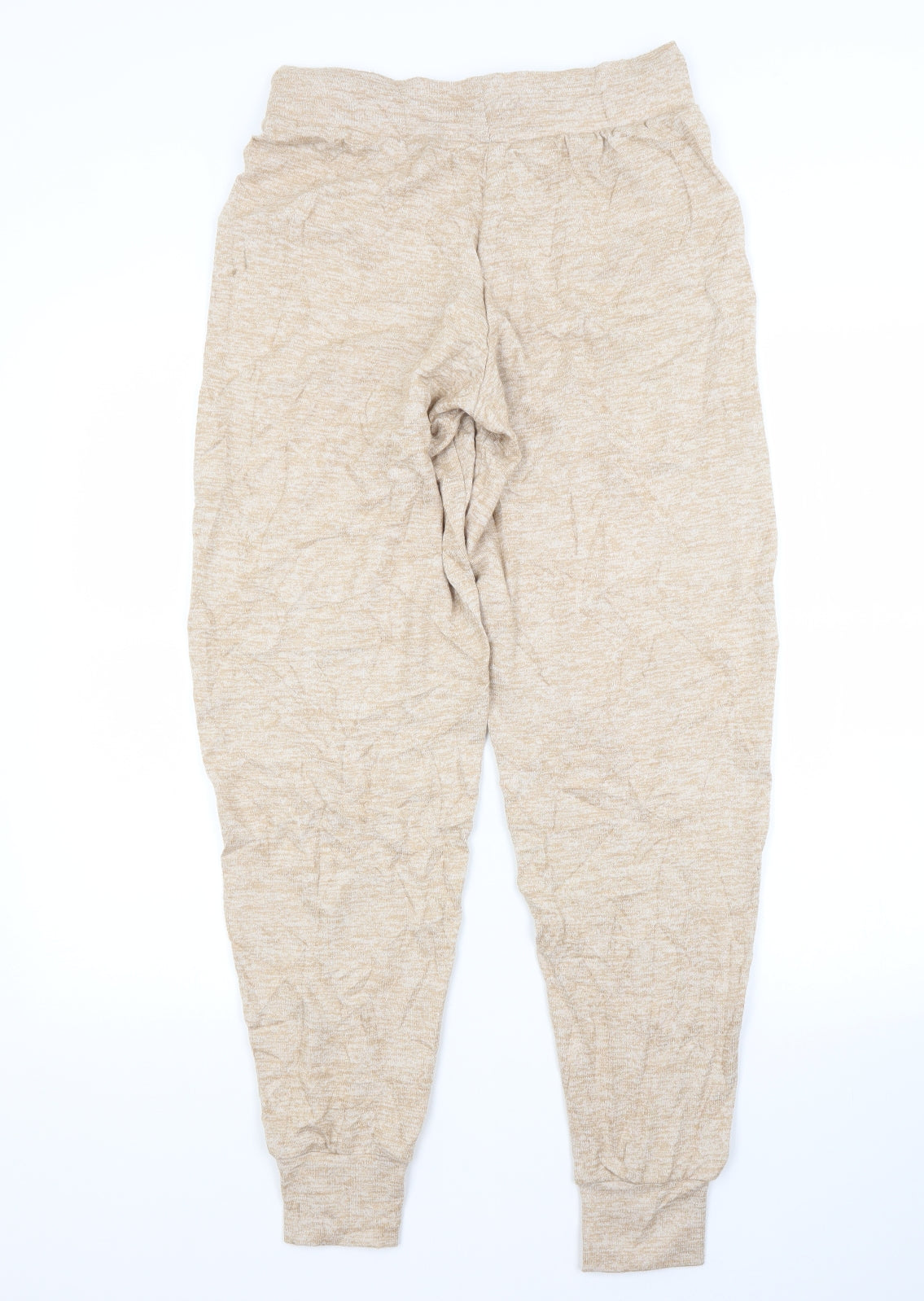 Womens UK Size 8 M&S Regular Fit Sweatpants Brown Trousers