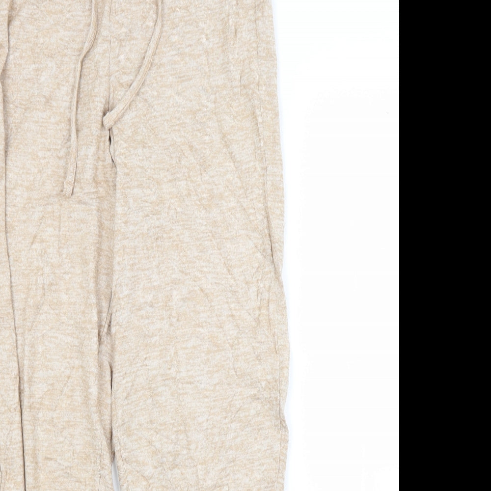 Womens UK Size 8 M&S Regular Fit Sweatpants Brown Trousers
