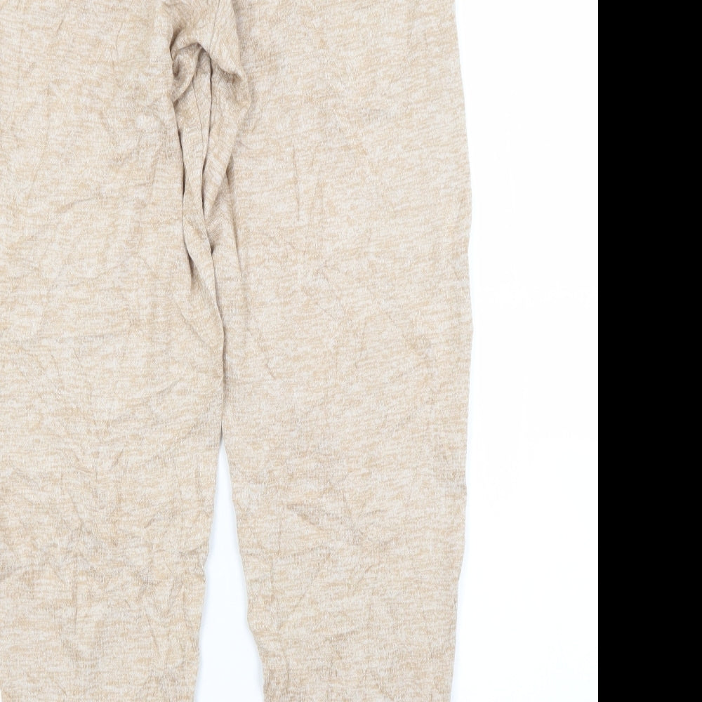 Womens UK Size 8 M&S Regular Fit Sweatpants Brown Trousers