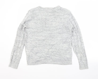 Womens UK Size M H&M Grey Pullover Jumper