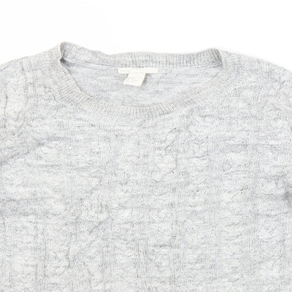 Womens UK Size M H&M Grey Pullover Jumper