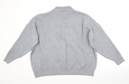 Womens UK Size  ENZORIA Grey Pullover Jumper