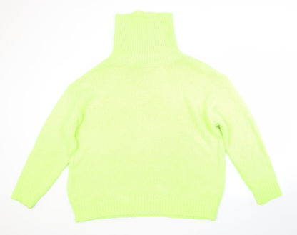 Womens UK Size L PRETTYLITTLETHING Green Pullover Jumper