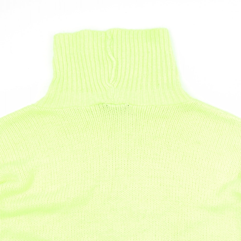 Womens UK Size L PRETTYLITTLETHING Green Pullover Jumper
