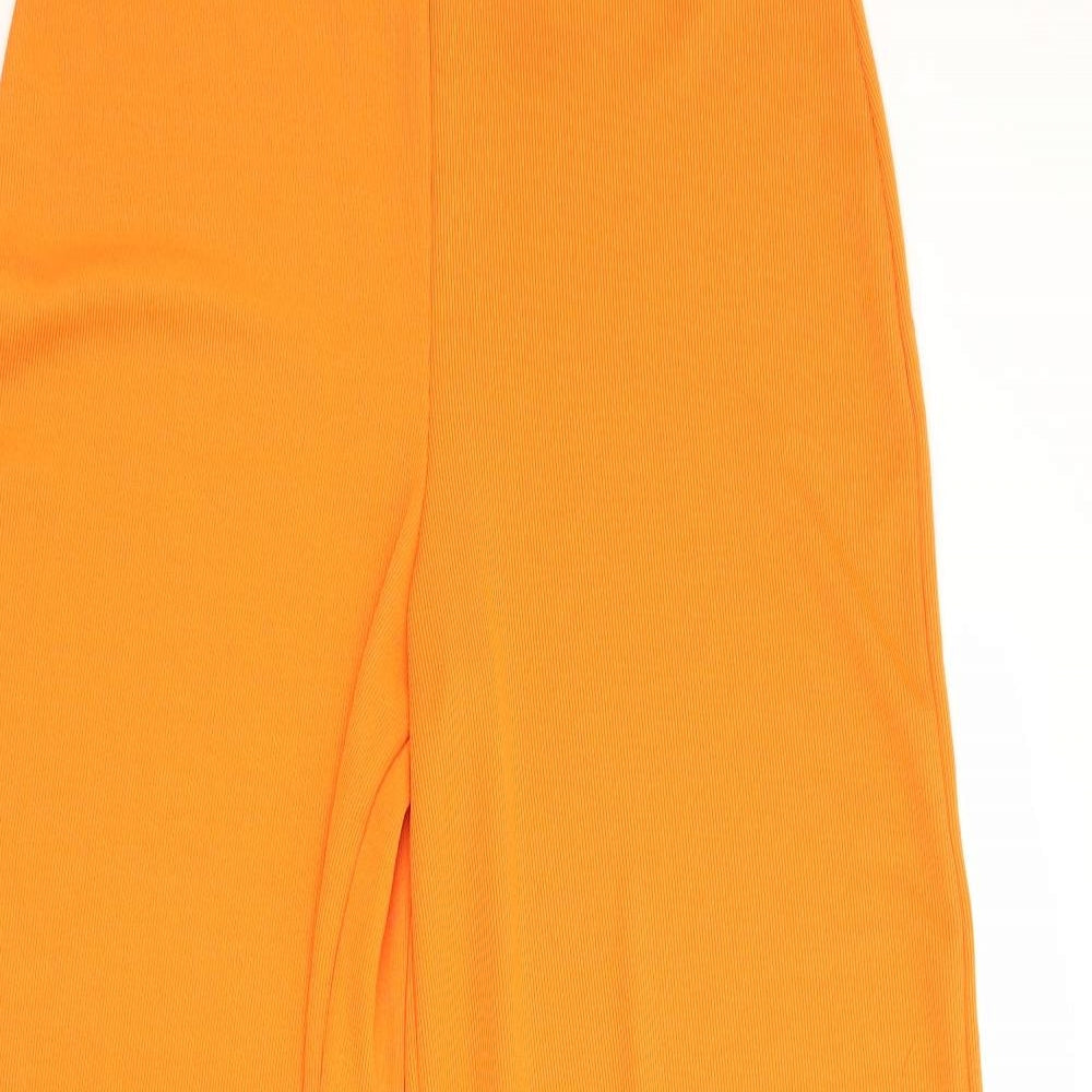 Womens UK Size 14 PRETTYLITTLETHING Regular Fit Bloomer Orange Trousers