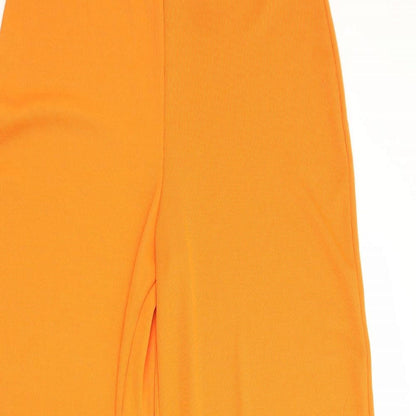 Womens UK Size 14 PRETTYLITTLETHING Regular Fit Bloomer Orange Trousers