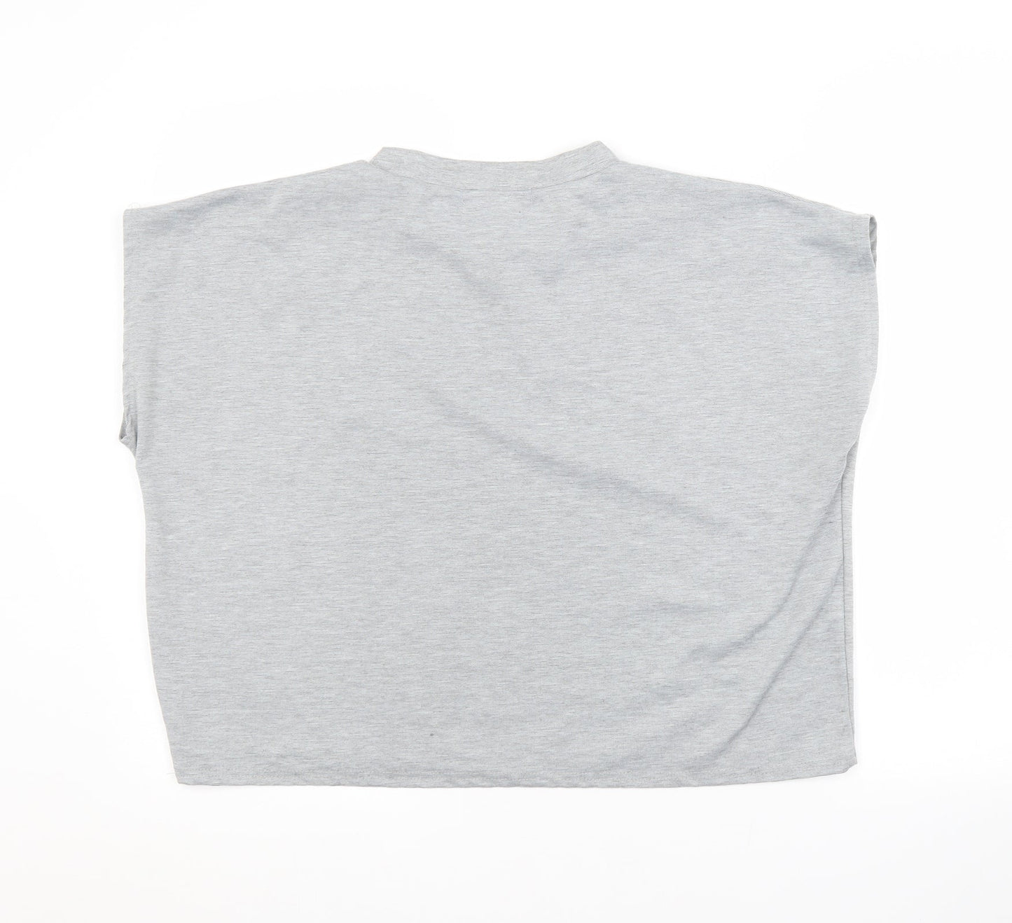 Womens UK Size M Misspap Grey Basic Blouse