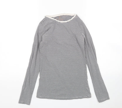 Primark Womens Multicoloured Striped  Basic T-Shirt Size 2XS Round Neck