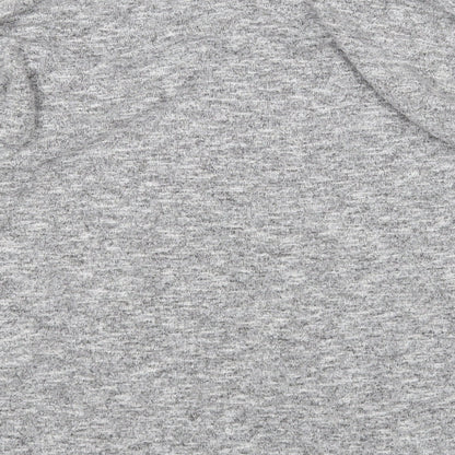 Peacocks Womens Grey Round Neck  Polyester Pullover Jumper Size 6