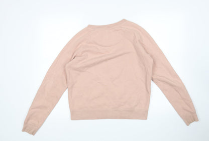Womens UK Size 6 Jack Wills Pink Pullover Sweatshirt