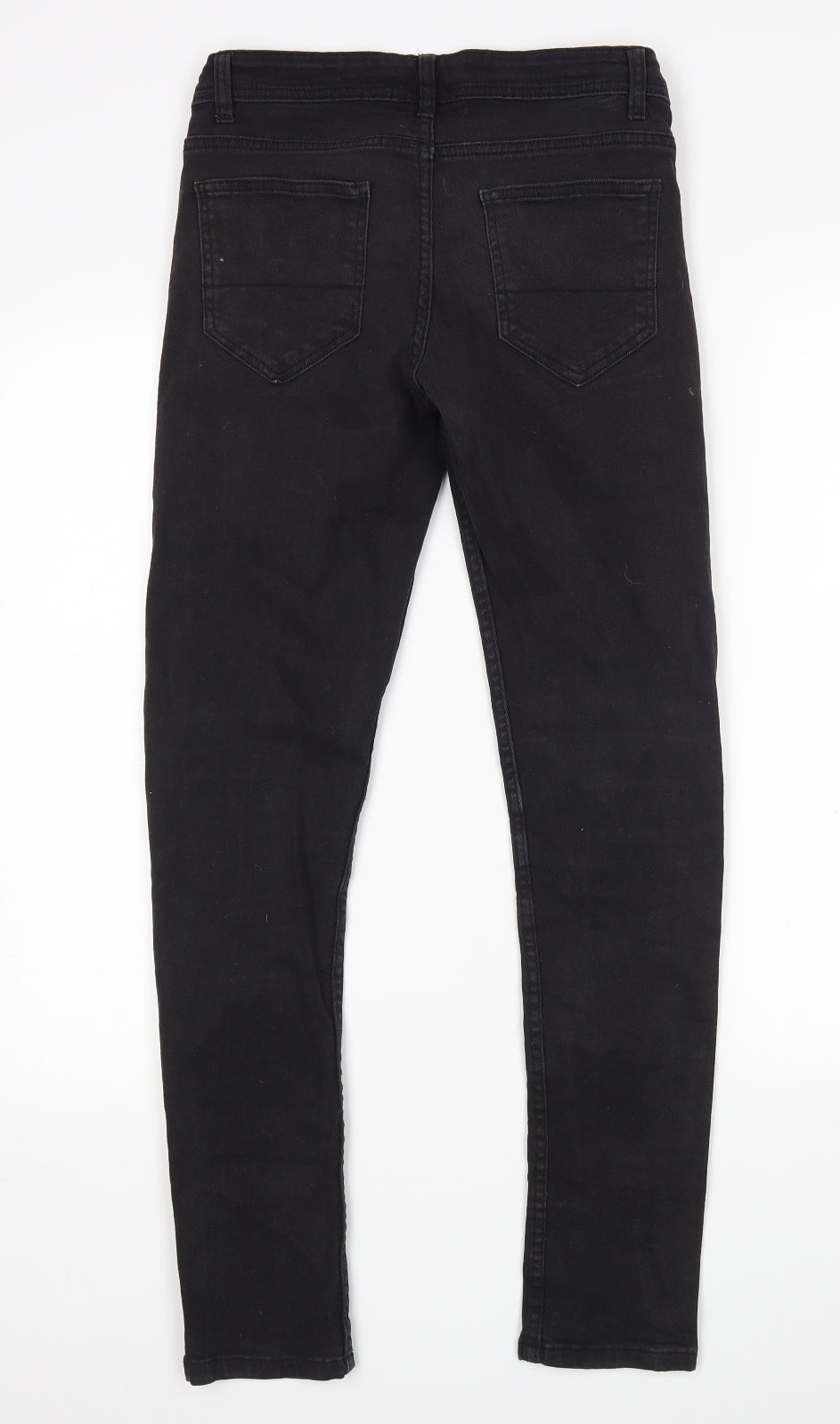 Denim Co Mens Black  Cotton Skinny Jeans Size 28 L32 in Regular
