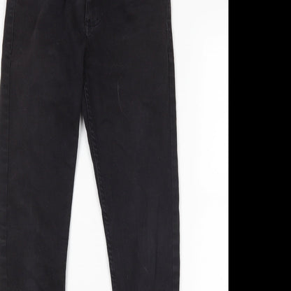 Denim Co Mens Black  Cotton Skinny Jeans Size 28 L32 in Regular