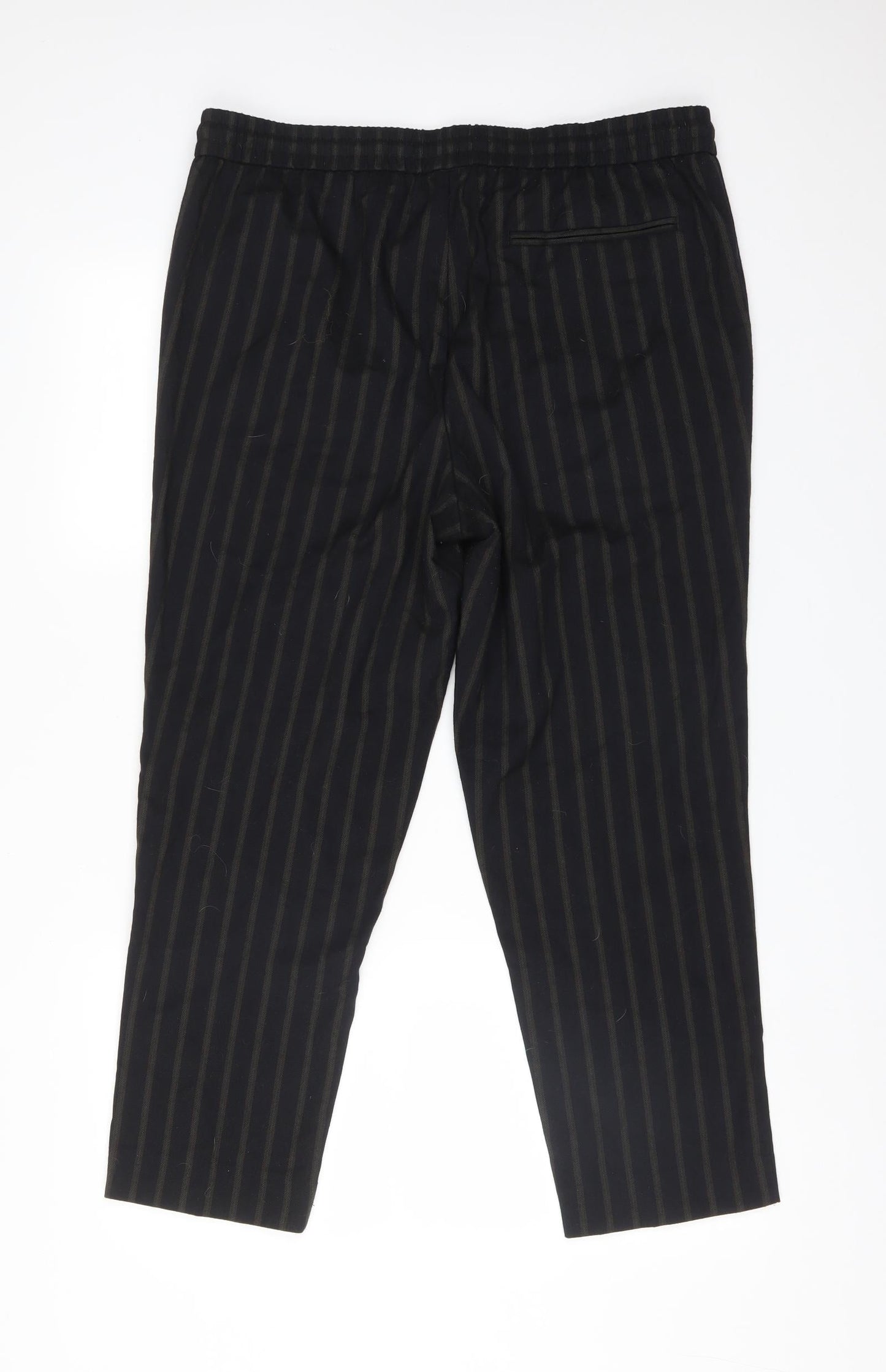 New Look Mens Multicoloured Striped Polyester Trousers  Size L L26 in Regular