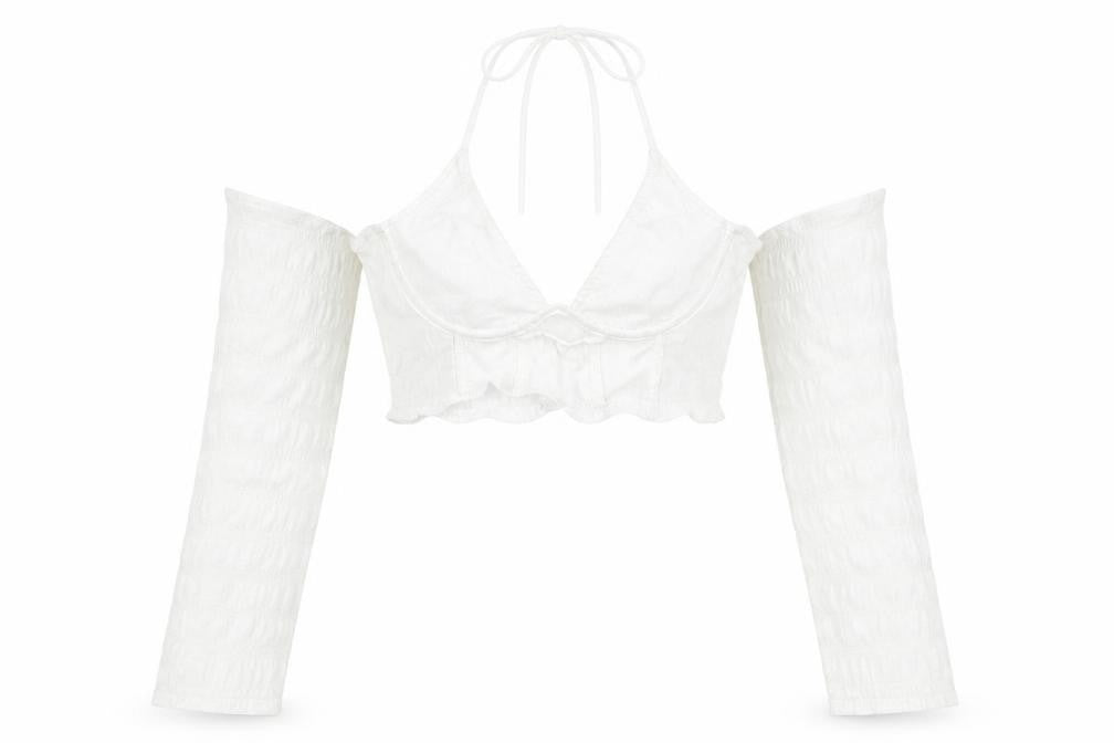 Womens UK Size 6 PRETTYLITTLETHING White Basic T-Shirt