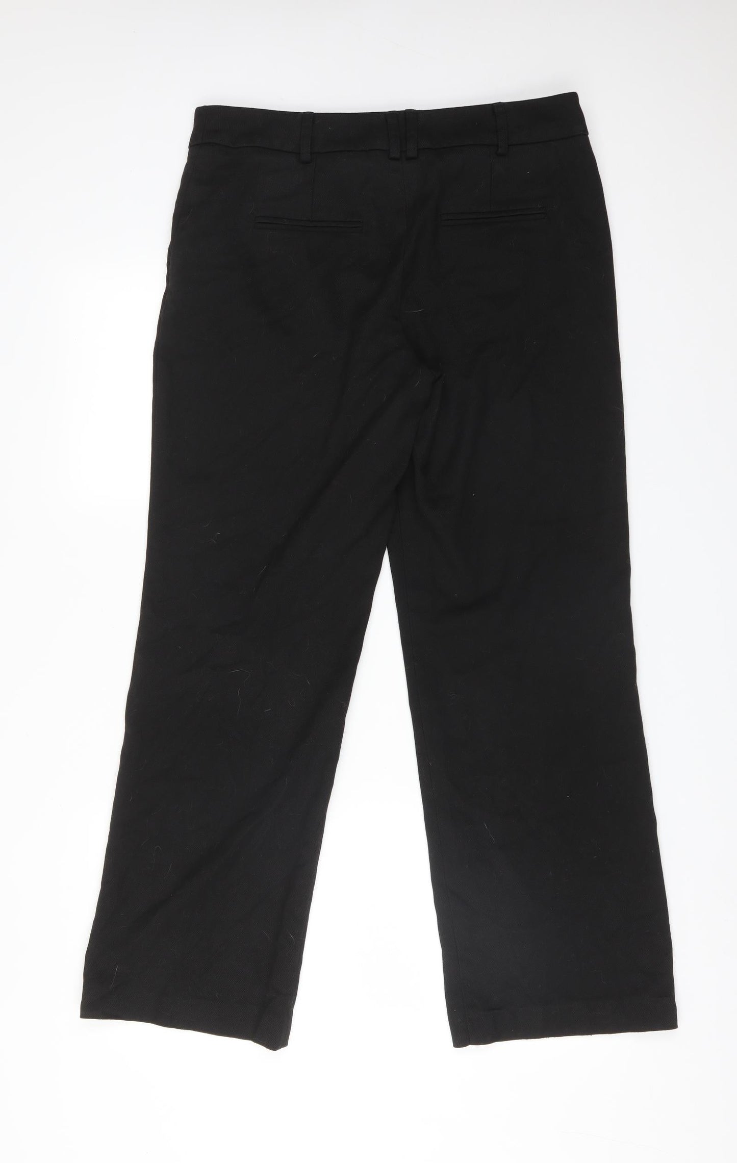 Womens UK Size 12 NEXT Regular Fit  Black Trousers