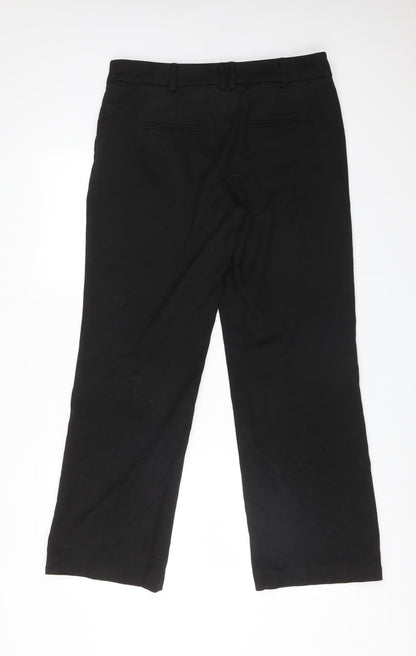 Womens UK Size 12 NEXT Regular Fit  Black Trousers