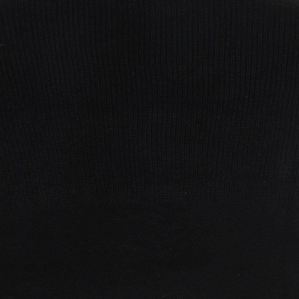 LOVE KNITWEAR Womens Black   Jacket Poncho Size M