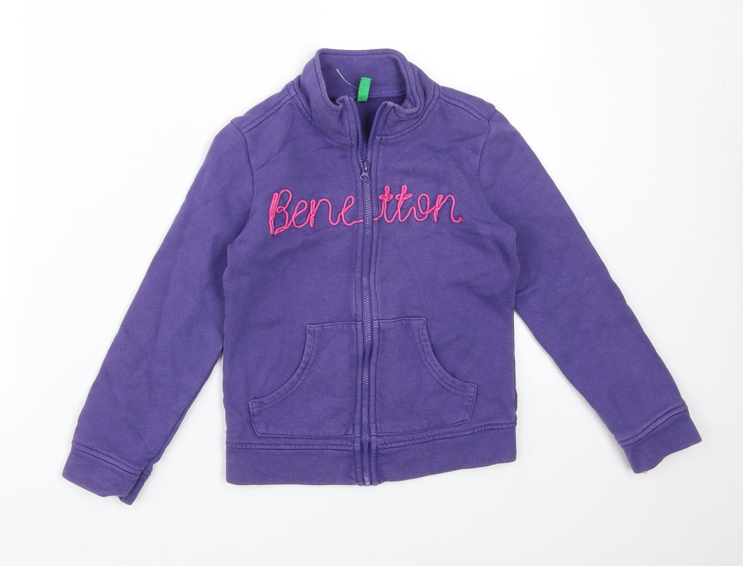 United Colors of Benetton Girls Purple   Jacket  Size 6-7 Years   - BENETTON