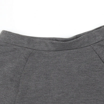George Girls Grey  Polyester Skater Skirt Size 8-9 Years  Regular