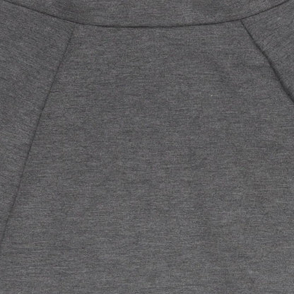 George Girls Grey  Polyester Skater Skirt Size 8-9 Years  Regular