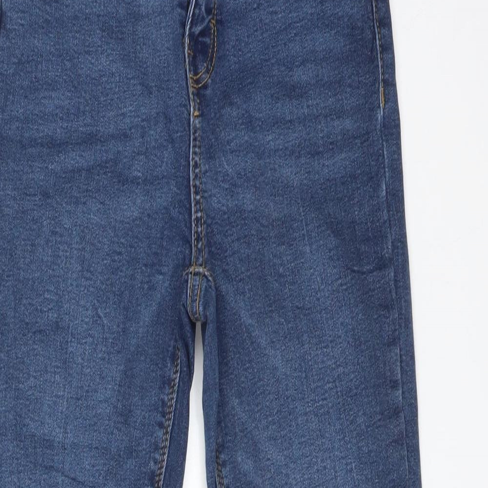 DENIM CO Womens Blue  Cotton Skinny Jeans Size 8 L24 in Regular