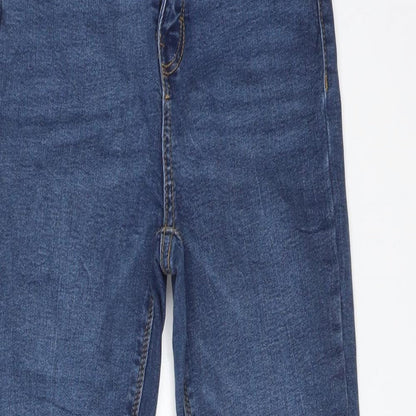 DENIM CO Womens Blue  Cotton Skinny Jeans Size 8 L24 in Regular