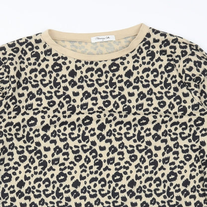 Womens UK Size M Blooming Jelly Multicoloured Basic T-Shirt