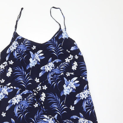 Womens UK Size 8 Oasis Blue Basic T-Shirt