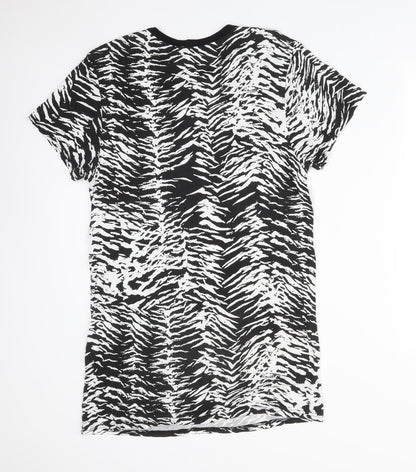 Womens UK Size 10 PRETTYLITTLETHING Multicoloured Basic T-Shirt