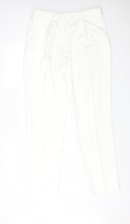 SLACKS Womens White   Dress Pants Trousers Size 32 L31 in Regular