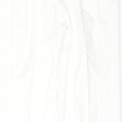 SLACKS Womens White   Dress Pants Trousers Size 32 L31 in Regular