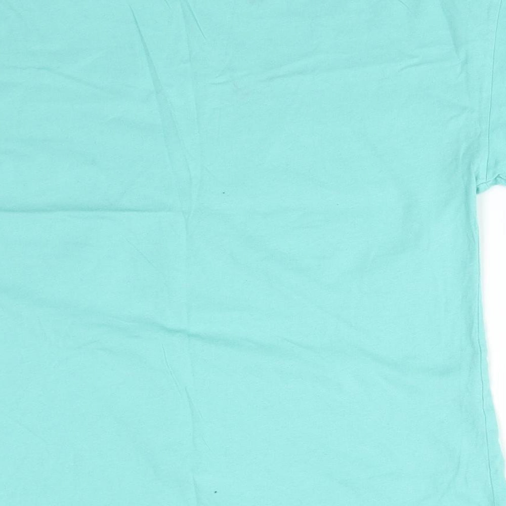 M&S Womens Green Solid Cotton  Pyjama Top Size 10   - STAYCAY EVERYDAY