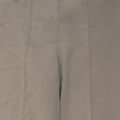 Bonmarché Womens Beige  Polyester Trousers  Size 12 L26 in Regular