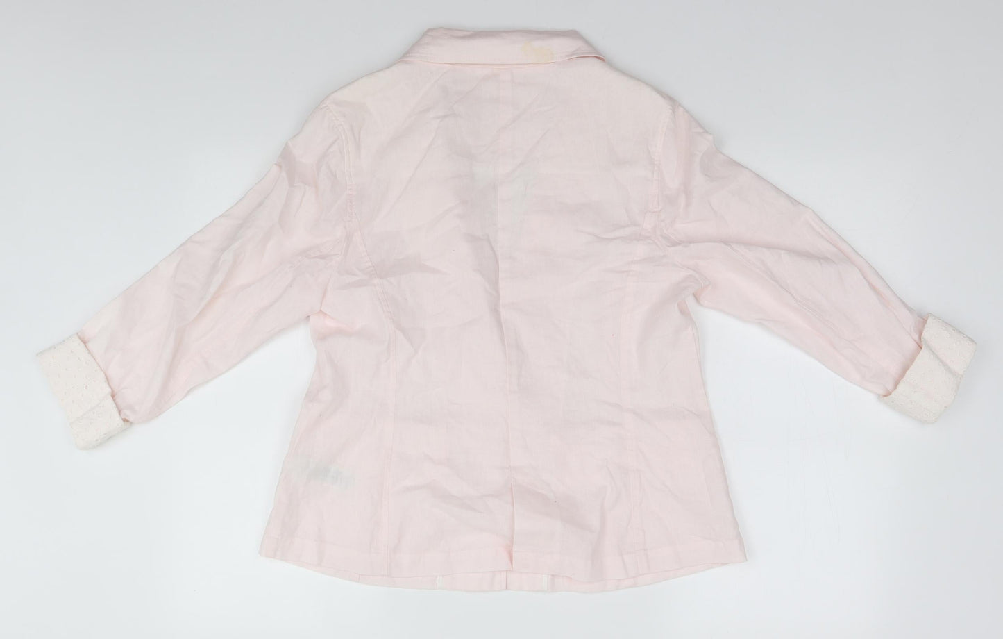 Indigo Womens White   Jacket  Size 14