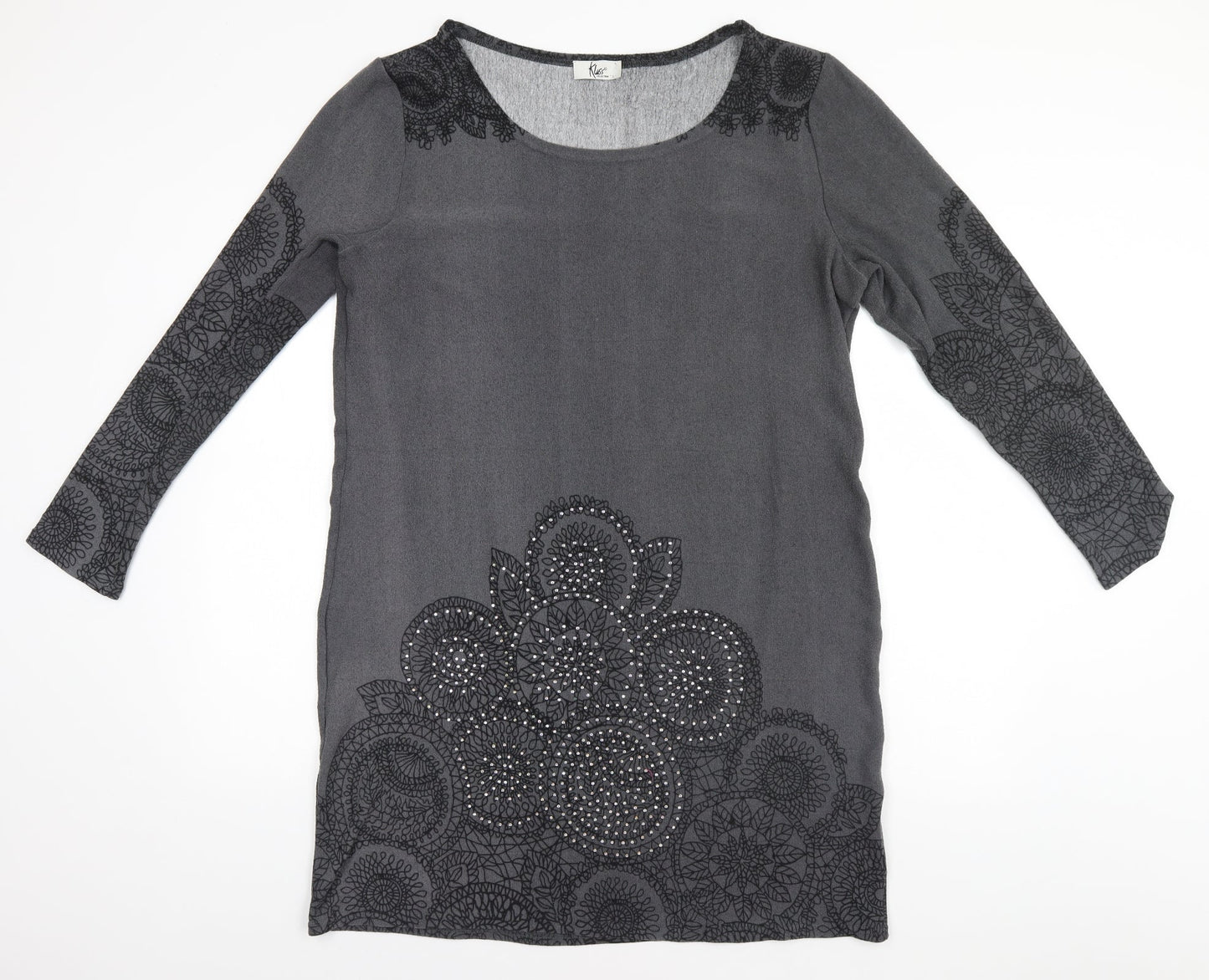 Womens UK Size L Klass Grey Pullover Jumper