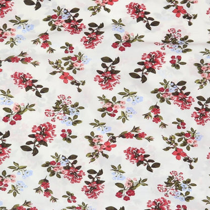 Anthology Womens Grey Floral  Basic Blouse  V-Neck