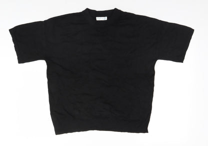 Primark Womens Black Round Neck   Pullover Jumper Size 10