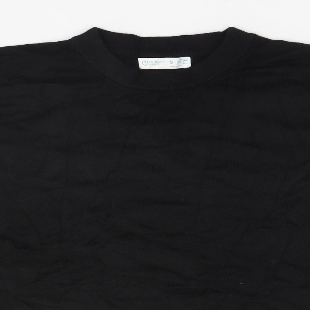 Primark Womens Black Round Neck   Pullover Jumper Size 10