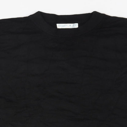 Primark Womens Black Round Neck   Pullover Jumper Size 10
