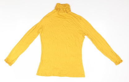 Womens UK Size  Preworn Yellow Pullover Jumper