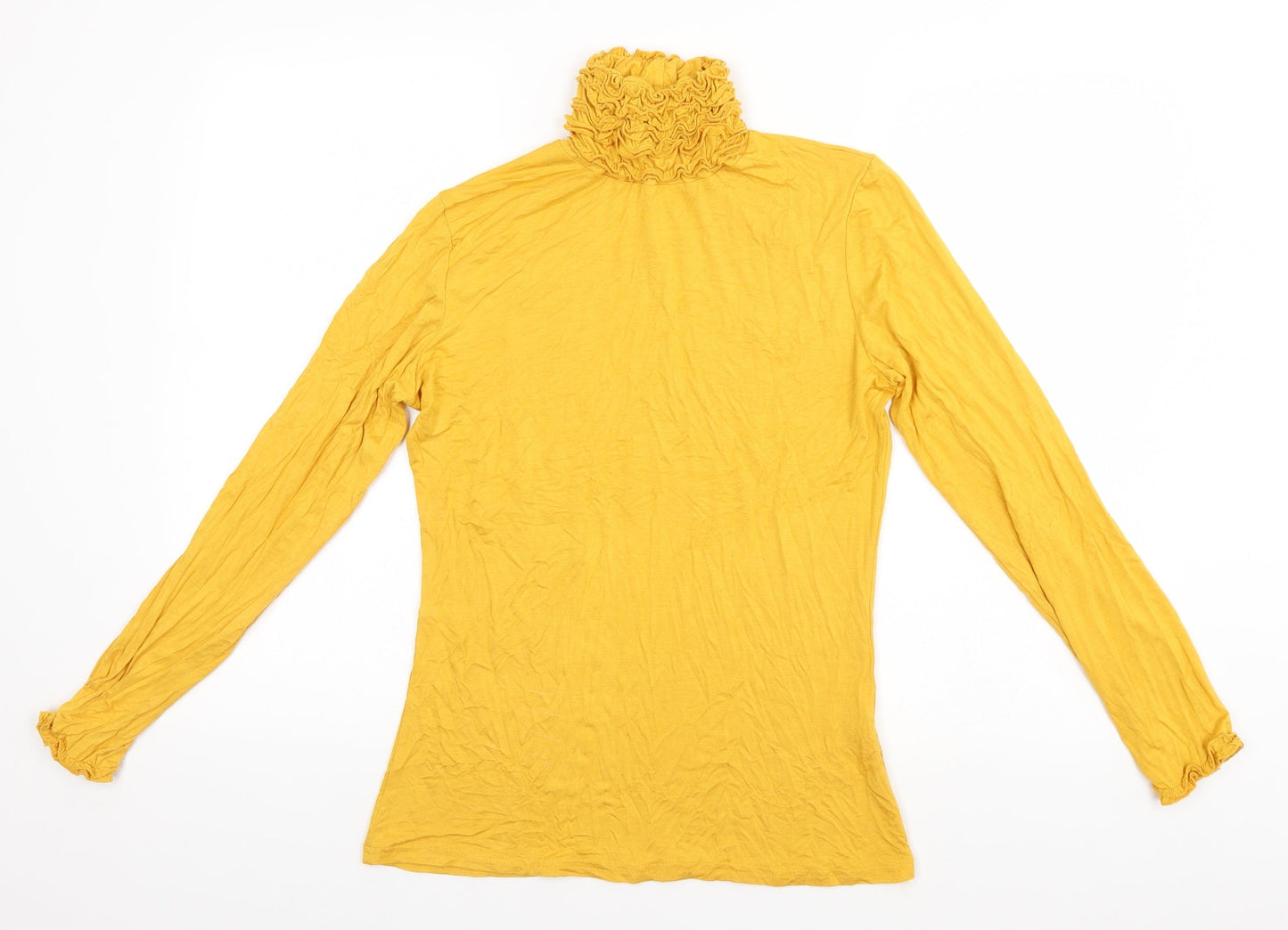 Womens UK Size  Preworn Yellow Pullover Jumper