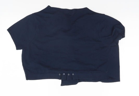 Womens UK Size 14 Per Una Blue Cardigan Jumper