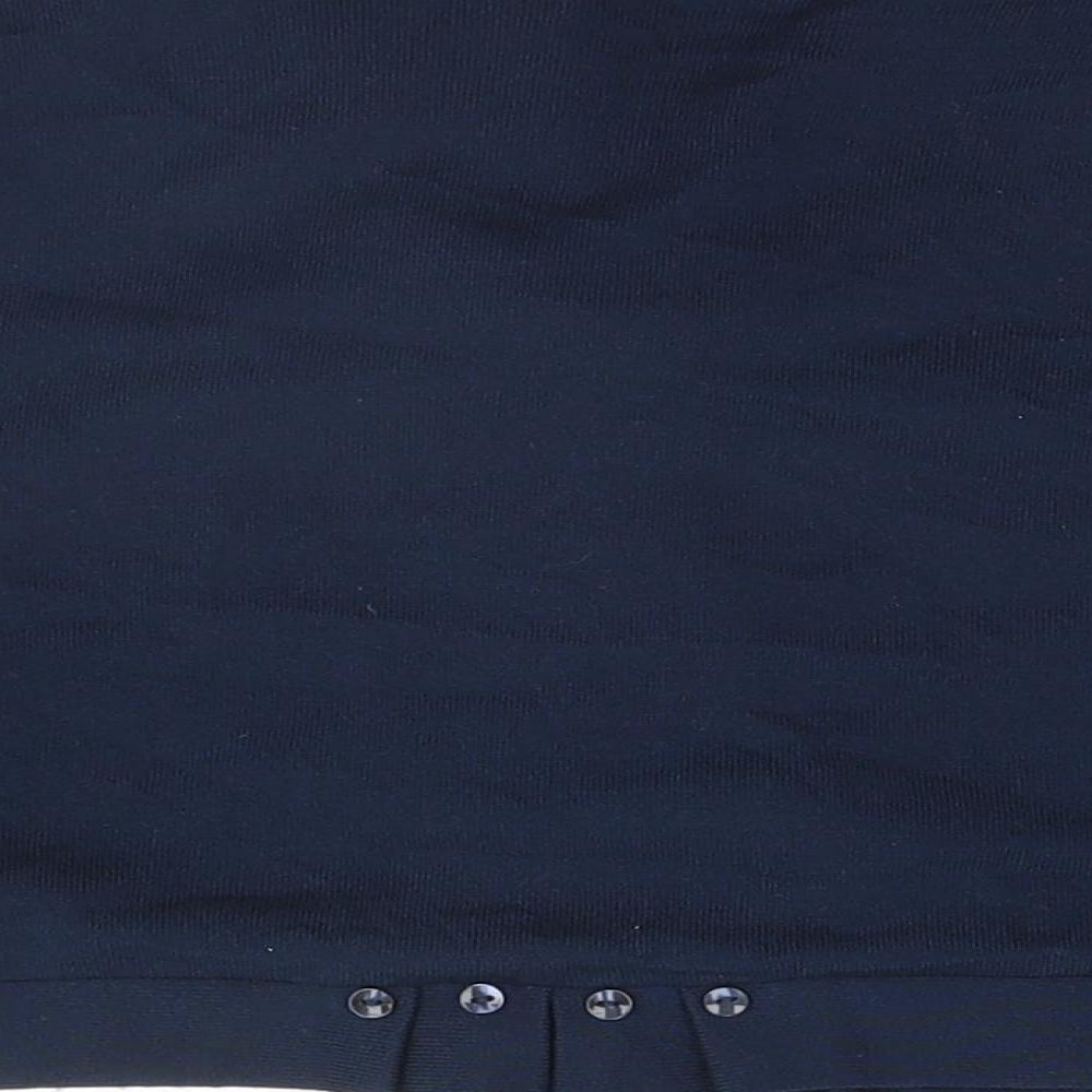 Womens UK Size 14 Per Una Blue Cardigan Jumper