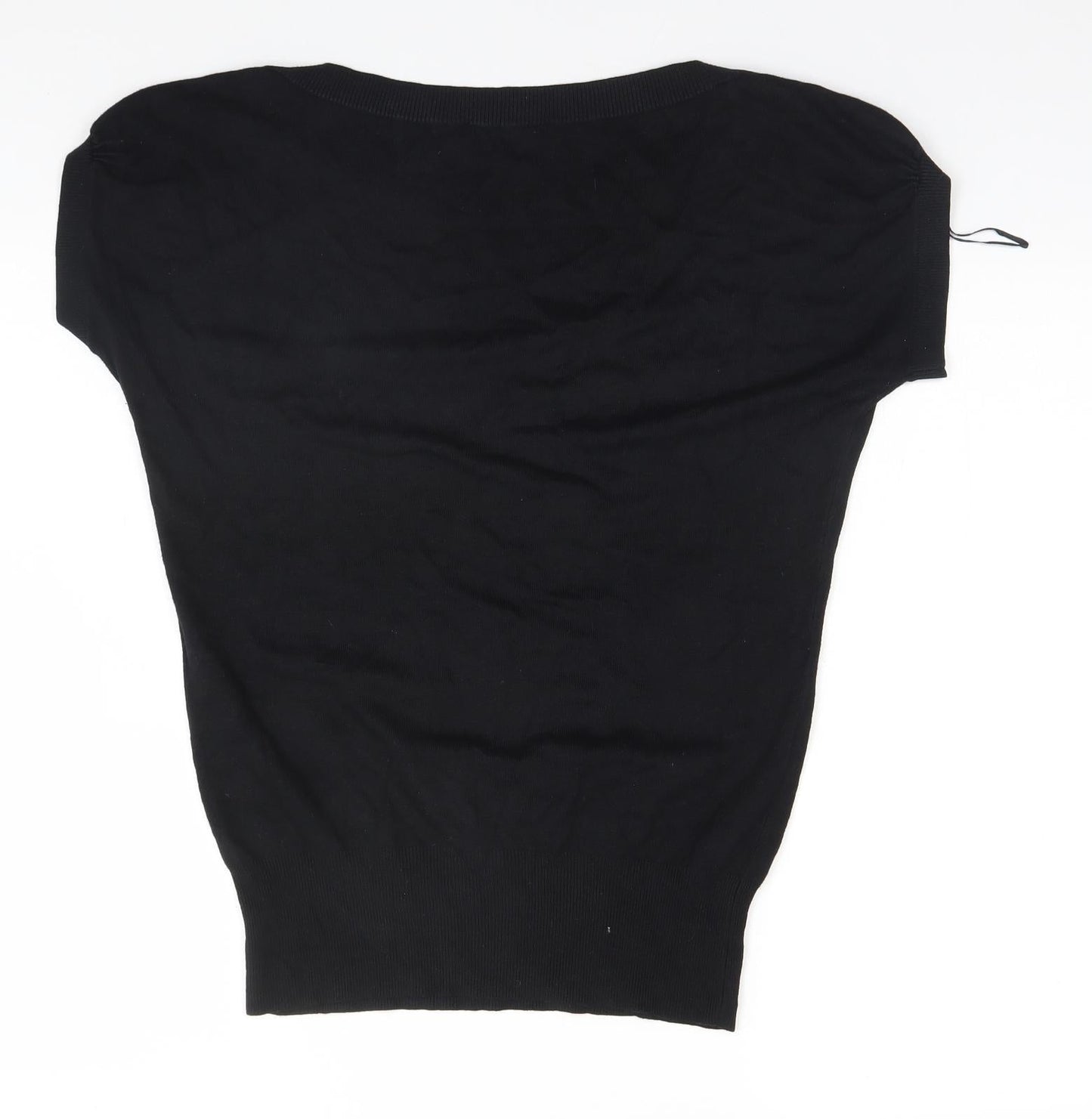 George Womens Black Round Neck   Pullover Jumper