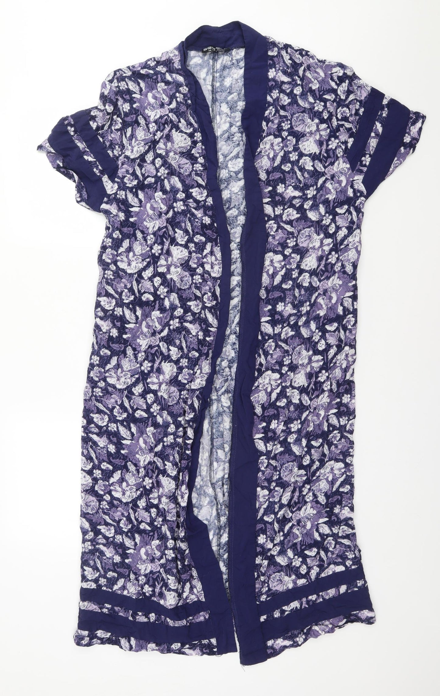 Womens UK Size 12 Select Blue Cardigan Jumper