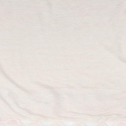 Nine by Savannah Milleri Womens Ivory Crew Neck  Viscose Pullover Jumper Size 12   - Lace Hemline