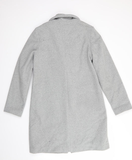 Womens UK Size 10 New Look Green Overcoat