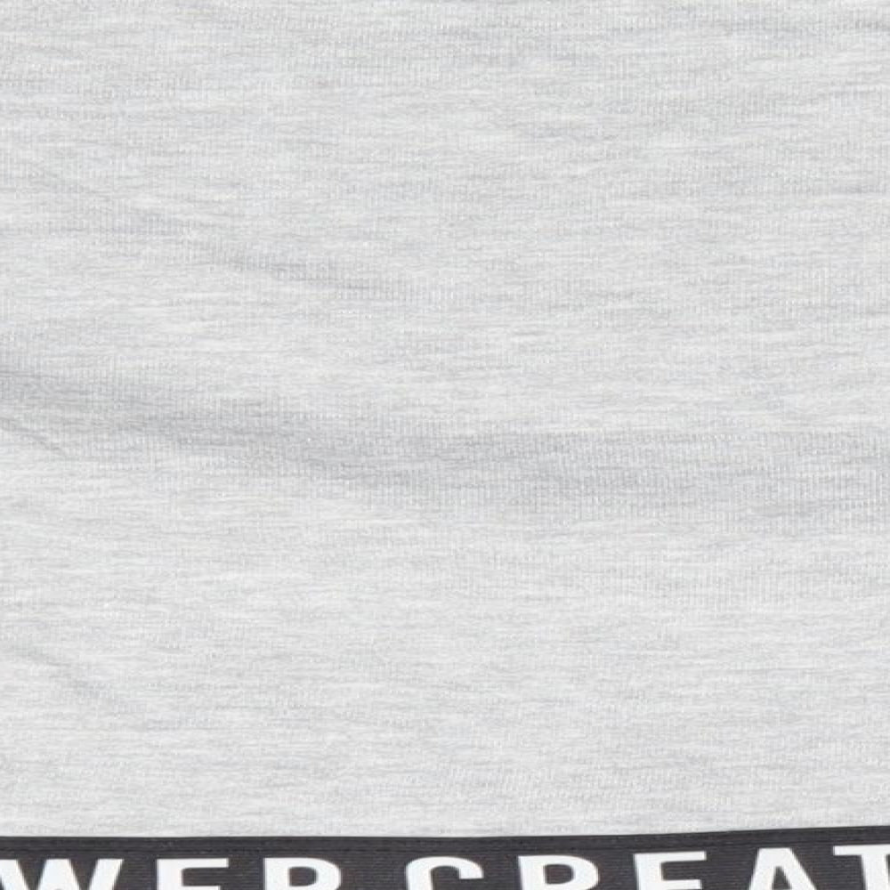 George Girls Grey  Polyester Pullover Sweatshirt Size 6-7 Years   - Create your own power