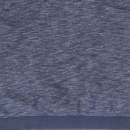 TU Boys Blue Animal Print Cotton Pullover Sweatshirt Size 8 Years   - Adventure Mountain Blue White flexk Elbow Pads